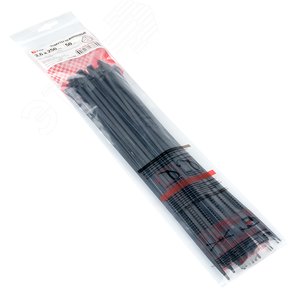 Хомут P6.6 стандартный черный 3.6x250 (50шт) FlexLock PROxima - фото 2