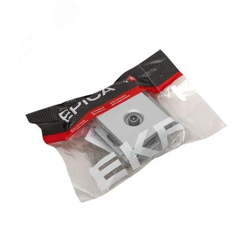 Эпика Механизм розетки TV оконечная алюминий EKF - фото 10