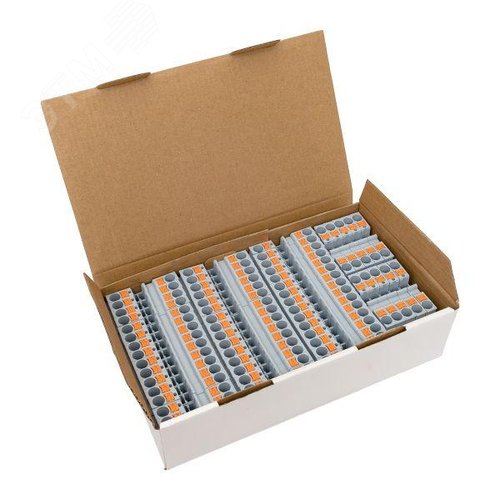 Клемма проходная Push-in 6 мм2 серая EKF - фото 10