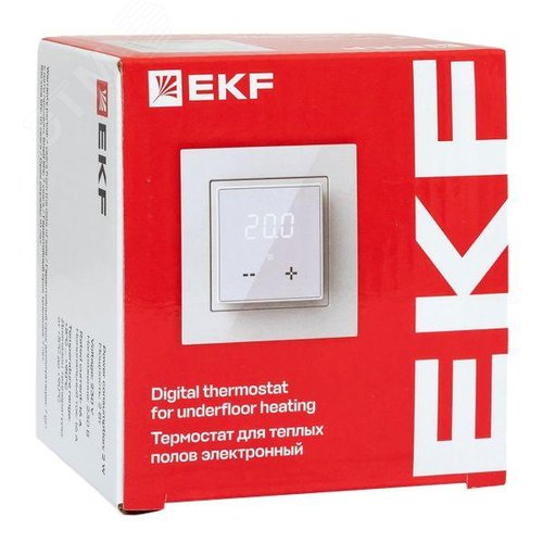 Термостат для теплых полов электронный белый 16 A 230В EKF - фото 11