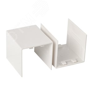 Соединитель (40х40) (4 шт) Plast Белый - фото 2