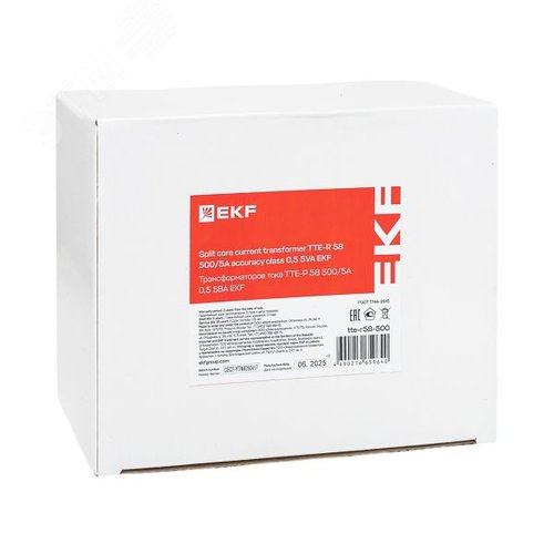 Трансформаторов тока ТТЕ-Р 58 500/5А 0,5 5ВА EKF - фото 11