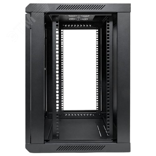 Шкаф настенный 19' TERACOM PRO 12U 600х450 мм дверь стеклянная с замком-ручкой чёрный - фото 10