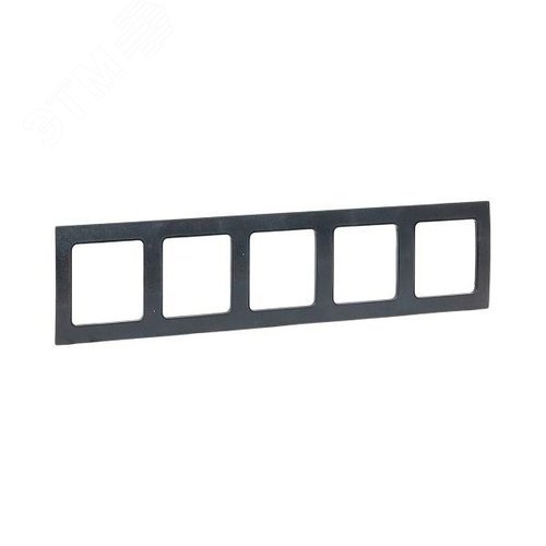 Стокгольм Рамка 5-местная черная EKF PROxima - фото 1