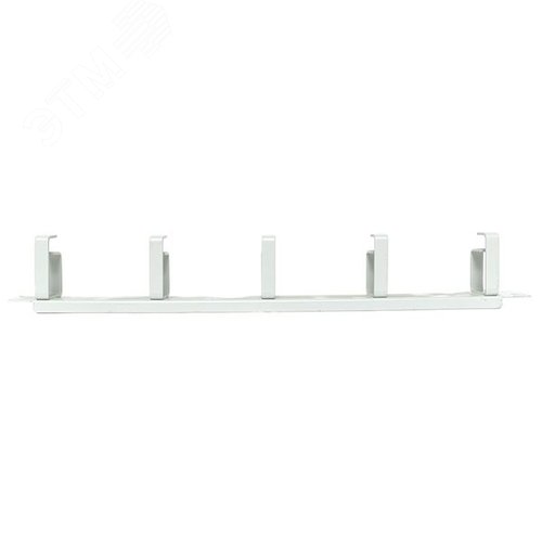 Органайзер кабельный TERACOM PRO 1U 5 колец серый - фото 3