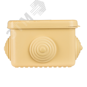 Коробка распаячная КМР-030-036 пылевлагозащитная, 4 мембранных ввода (73х73х49) светлое дерево PROxima - фото 2