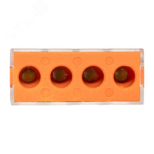 Клемма СМК 773-174 с пастой 4 отверстия 2.5-6.0мм2 уп.50шт. PROxima - фото 2