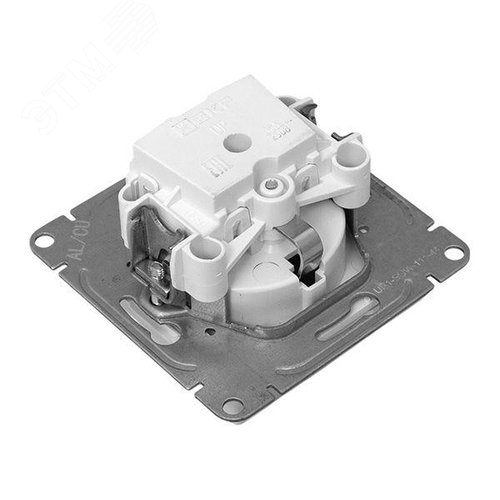 Эпика Механизм розетки 16А IP44 с заземлением со шторками c крышкой белый EKF - фото 14