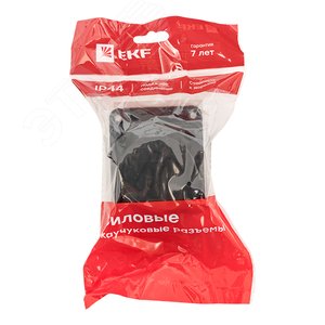 Розетка настенная с защитной крышкой каучуковая 230В 2P+PE 16A IP44 PROxima - фото 2