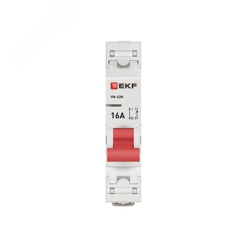 Выключатель нагрузки (ВН) однополюсный 1P 16 кА ВН-63N S63116 PROXIMA EKF - фото 4