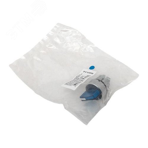 Исполнительный механизм переключателя S4 синий на 2 положения с фиксацией, с подсветкой с короткой ручкой IP65 - фото 10