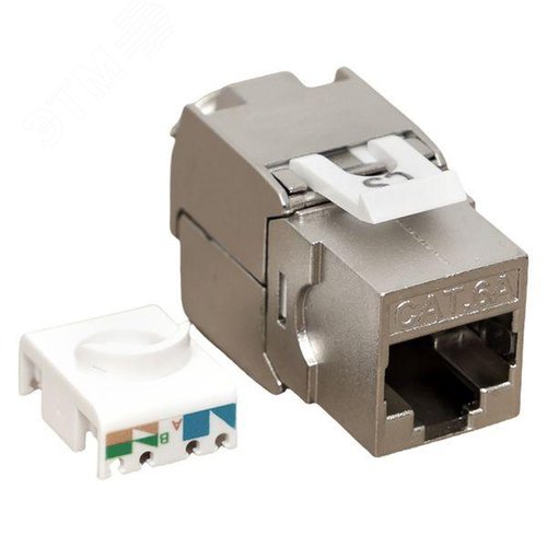 Модуль Keystone TERACOM CS Cat.6A экранированный STP 110 IDC 180 градусов самозажимной (Toolless) - фото 4
