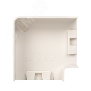 Поворот 90 градусов (40х16) (4 шт) Plast PROxima белый - фото 2