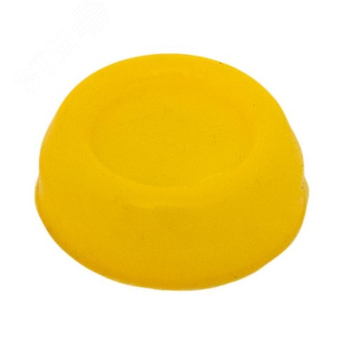 Изображение товара Силиконовый колпачок желтый для плоской кнопки XB4 (шт)