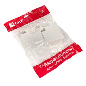 Поворот 90 градусов (60х40) (4 шт) Plast PROxima белый - фото 2