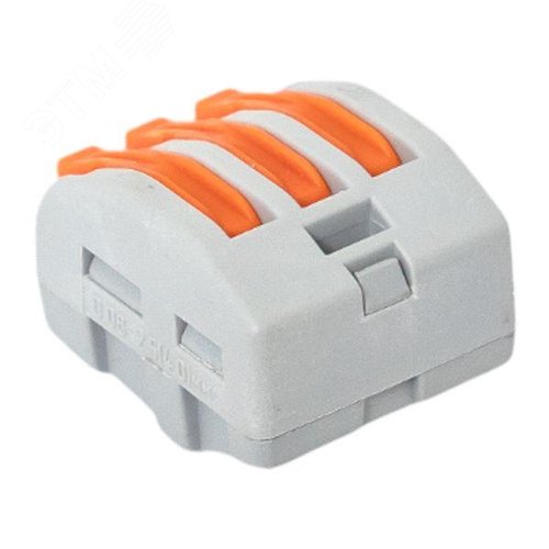 Клемма СМК 222-413 с рычагом 3 отверстия 0,08-2,5(4,0) мм2 EKF - фото 8