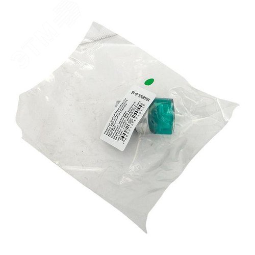 Исполнительный механизм переключателя SB4 зеленый на 2 положения возвратный без фиксации, с подсветкой с короткой ручкой IP65 - фото 10