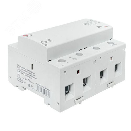 Контактор модульный КМ 100А 4NO 230VAC (6 мод.) AVERES - фото 9