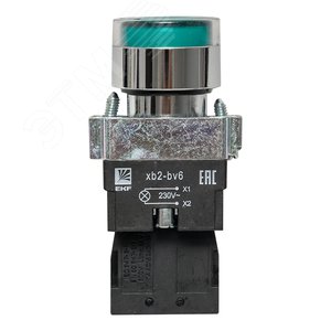 Кнопка BA31 с подсветкой 230В зеленая NO PROxima - фото 3