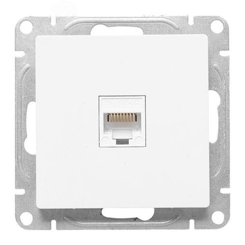 Эпика Механизм розетки RJ45 (cat5) белый EKF - фото 2