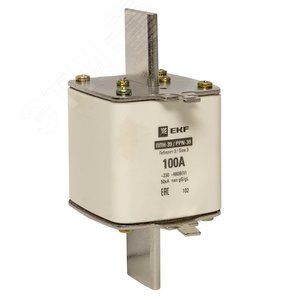 Изображение товара Вставка плавкая ППН-39 630/100А габарит 3 PROxima (шт)