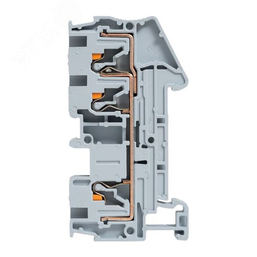 Клемма Push-in 4 мм2 3 вывода серая EKF - фото 6