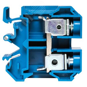 Клемма проходная винтовая JXB 35 мм2 синяя EKF - фото 2