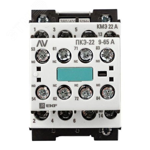 Комплект КМЭ 22А 1NO 400В АС с дополнительными контактами 2НО+2НЗ EKF AVERES - фото 3