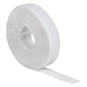 Хомут-липучка 20 мм (5м ролл) белый PROxima - фото 1