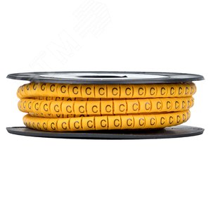 Маркер кабельный 4.0кв.мм C (500ед) (ЕС-2) - фото 2