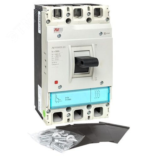 Выключатель автоматический в литом корпусе AV-POWER-3/3 500А 35кА TR EKF - фото 2