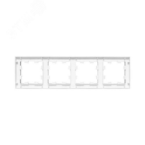 Эпика Рамка 4-местная алюминий пластик EKF - фото 4