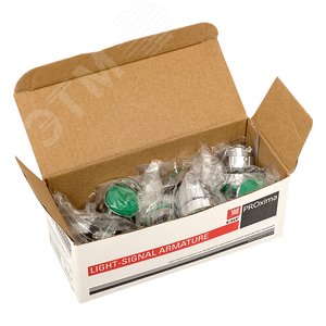 Механизм кнопки исполнительный XB4 зеленый выпирающая возвратный без фиксации без подсветки PROxima - фото 3