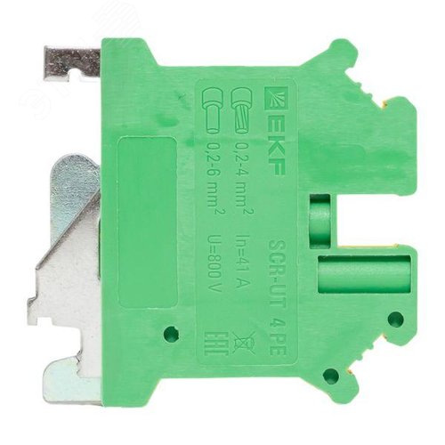 Клемма заземления винтовая UT 4 мм2 EKF - фото 4