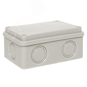 Коробка распаячная КМР-050-048 пылевлагозащитная 6мембранных вводов уплотнительный шнур (120х80х50) PROxima