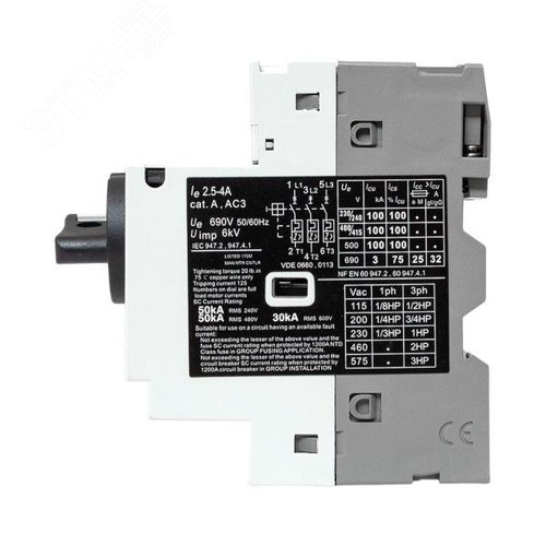 Автомат пуска двигателя GV2P 2,5-4А - фото 6