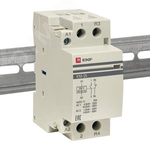 Контактор модульный КМ 25А ТО+ТС (2 мод) - фото 3