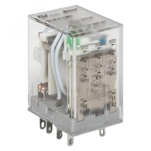 Реле промежуточное RPA 22/3 6A 110В DC EKF - фото 7