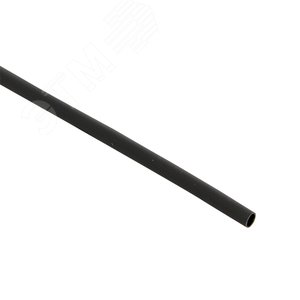 Термоусаживаемая трубка ТУТк с клеевым слоем нг 3/1 черная в отрезках по 1м PROxima - фото 1