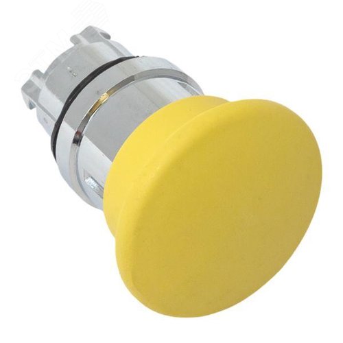 Исполнительный механизм кнопки XB4 ''Грибок'' желтый возвратный без фиксации без подсветки PROxima - фото 4