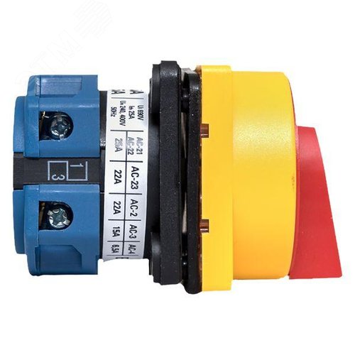 Переключатель кулачковый ПК-1-12 25А 2P 0-1 с блокировкой IP65 PROxima - фото 3