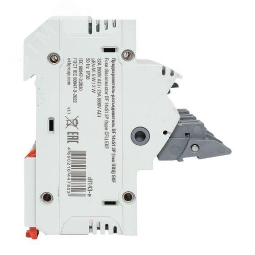 Предохранитель-разъединитель DF 14х51 3Р (тип ПВЦ) - фото 7