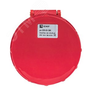 Розетка кабельная 63А 3Р+N+Е IP67 переносная 380В - фото 2