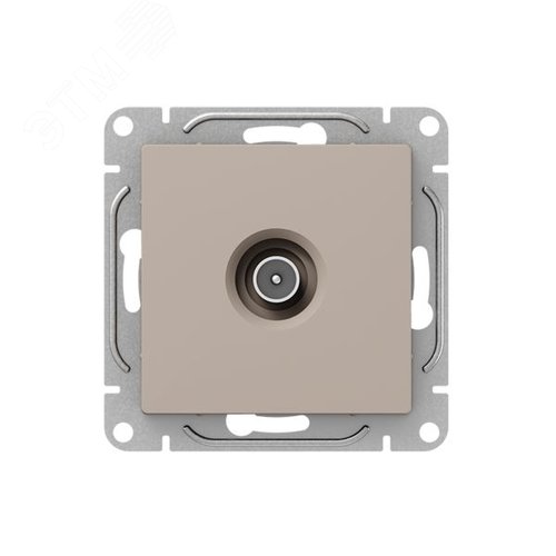 Механизм розетки TV  оконечная  кремовый Эпика EKF - фото 3