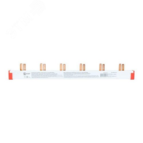 Шина соед. типа PIN для 2-п нагр. 63А 12 мод. EKF - фото 3