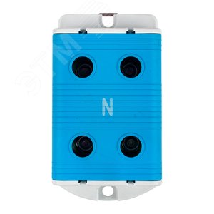 Клемма силовая вводная двойная КСВ 35-150 синяя PROxima - фото 3