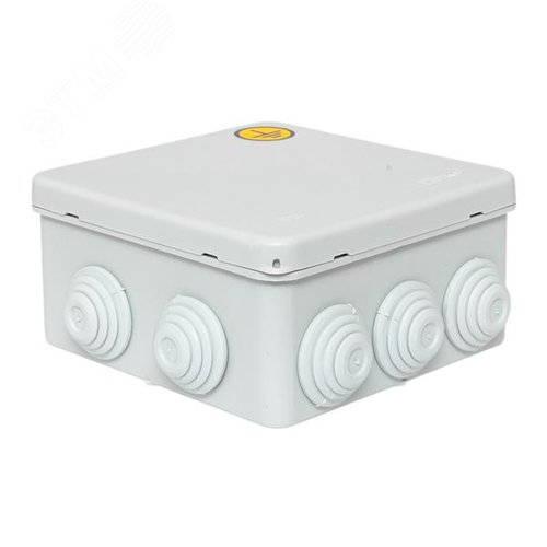 Изображение товара Коробка уравнивания потенциалов КУП-030-014 с крышкой наружная (100х100х50) для прямого монтажа, 10 мембр. вводов серая IP55 EKF (шт)