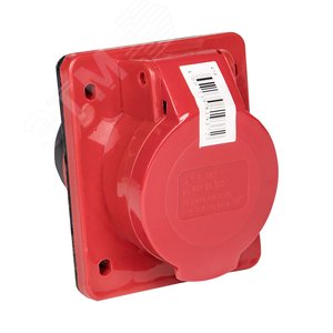 Изображение товара Розетка кабельная 16А 3Р+Е IP44 скрытая 380В 414 (шт)