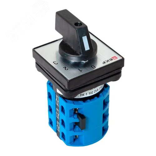 Переключатель кулачковый ПК-1-102 25А 2P 0-1-2-3 IP65 EKF - фото 7