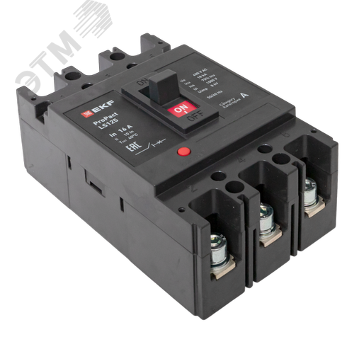 LS125 18кА 3P 16А ProPact EKF - фото 8